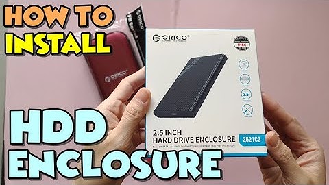 HOW TO INSTALL HDD ENCLOSURE | ORICO