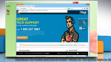 How to set a website as the home page in Mozilla® Firefox on a Windows® 8 PC