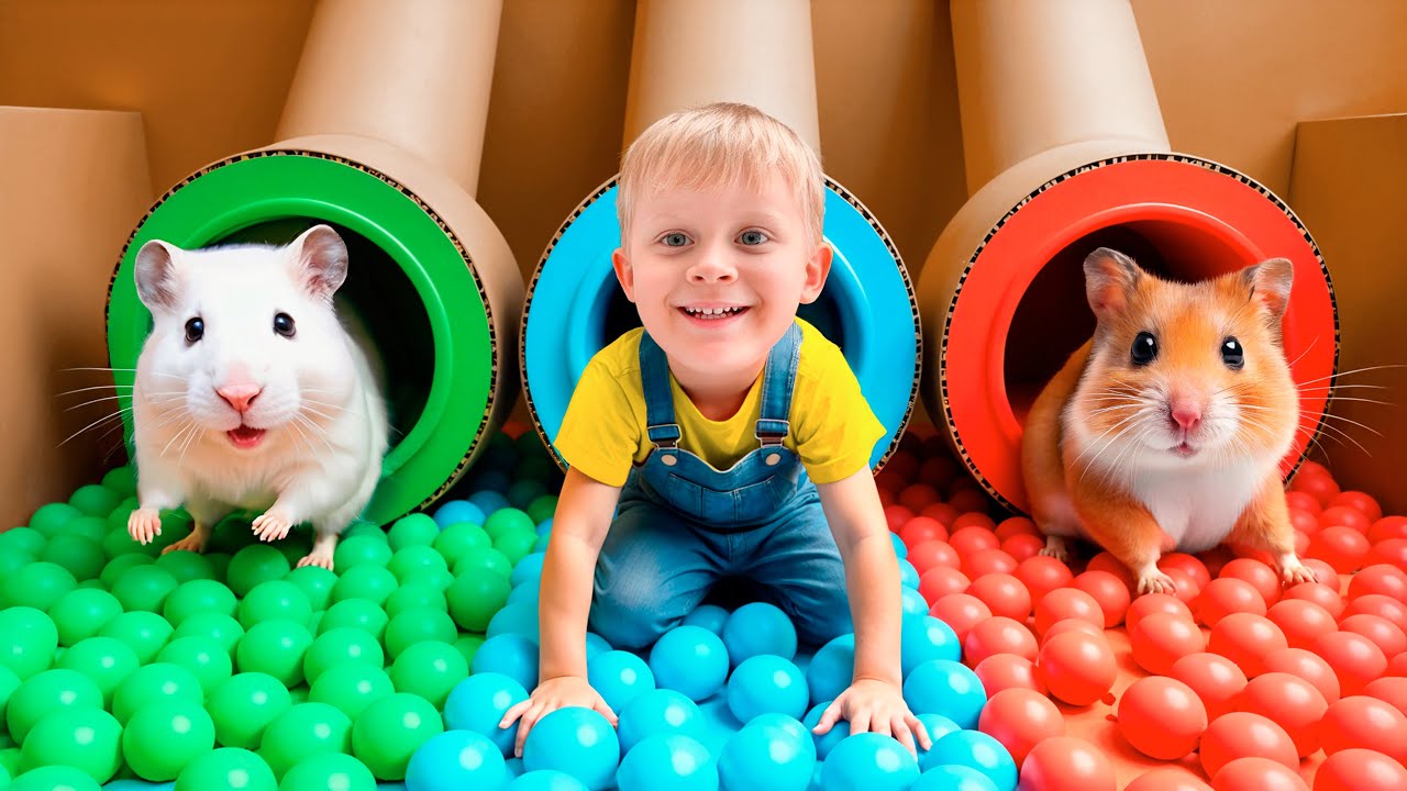 ¡3 Super Desafíos para Niños! Laberinto, Casa de Cartón y Máquina de Dulces