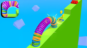 Slinky Run - All Levels Gameplay Android,ios (Part 7)
