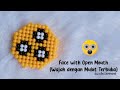 #16 How To Make Beaded Keychain Face With Open Mouth //Gantungan Kunci Manik Manik Emoticon