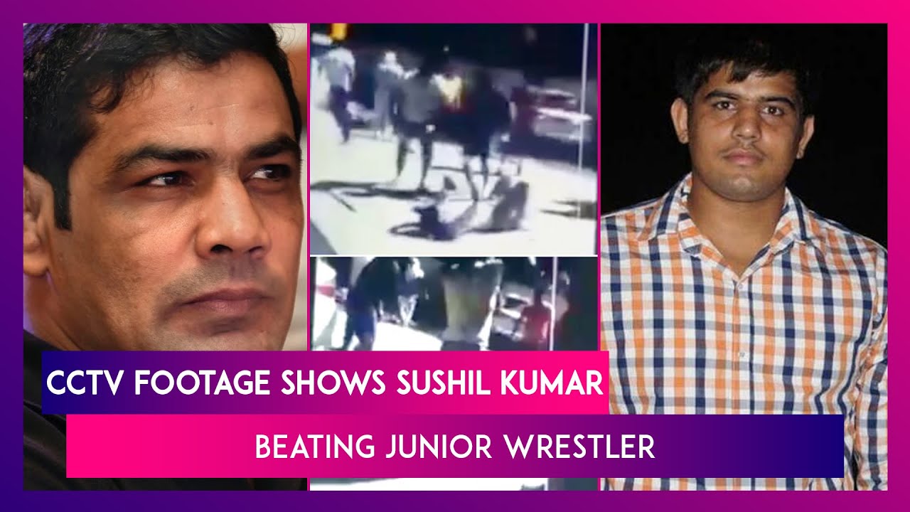 Sushil Kumar, Olympic Medalist Seen On CCTV Beating Sagar Dhankar, A Junior Wrestler Who Died