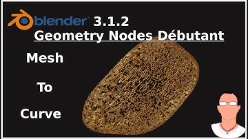 Blender 3.2.x - 11 - Mesh To Curve sur Geometry Nodes
