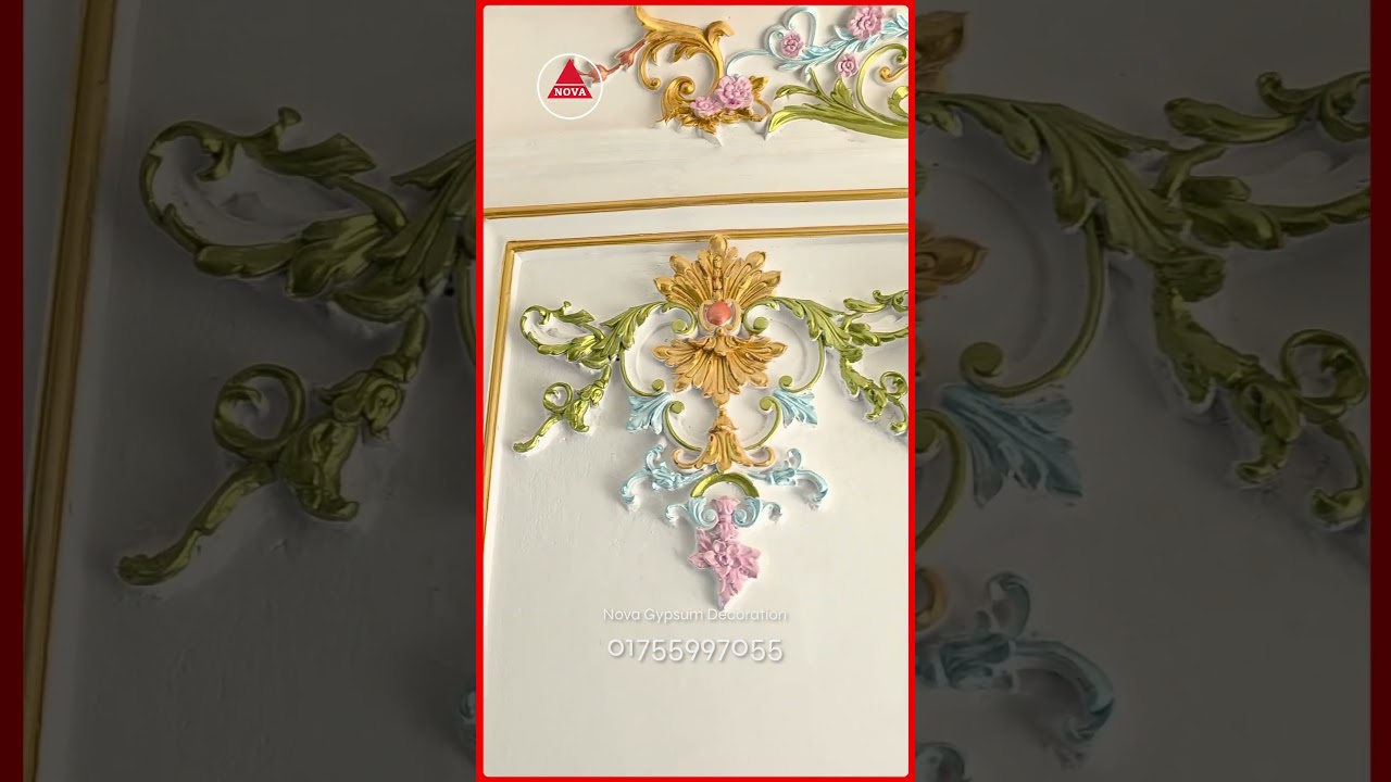 Premium Victorian Style Wall Design | Luxury Gypsum Interior Design | Nova Gypsum Decoration