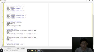 Latihan Pemograman 5 -Menghitung Nilai Akhir Mahasiswa ||Lazarus||
