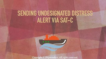 Sending undesignated distress alert via Sat-C