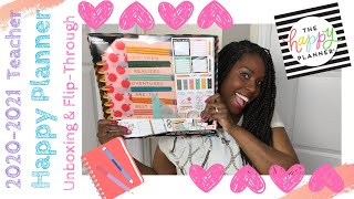 2020-2021 Teacher Happy Planner Unboxing & Flip-Through