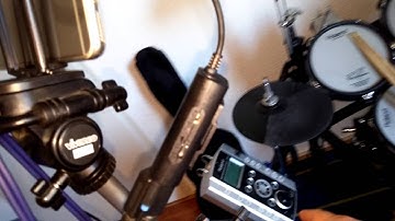 How to make a drum cover video with electric drums , good quality sound using the irig 2
