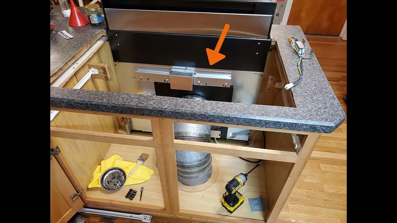 Broan Downdraft Vent Fan Disaster... and Recovery YouTube
