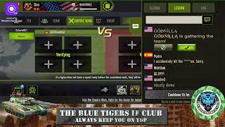 Final Session (East Zone) of Empire Wars Season 71 in EliteCombat legion (iOS); Playing Iron Force
