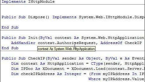 ASP.NET HTTPModules: IP Blacklist Module - Part 3 of 3