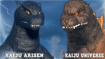 Final Wars Godzilla Kaiju Universe vs Kaiju Arisen Model Comparison