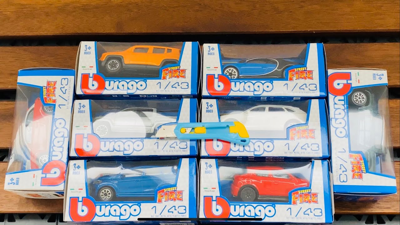 Video about Unboxing Burago Cars 