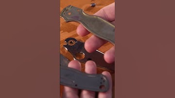 Spyderco PM2 Custom Titanium Scale Swap