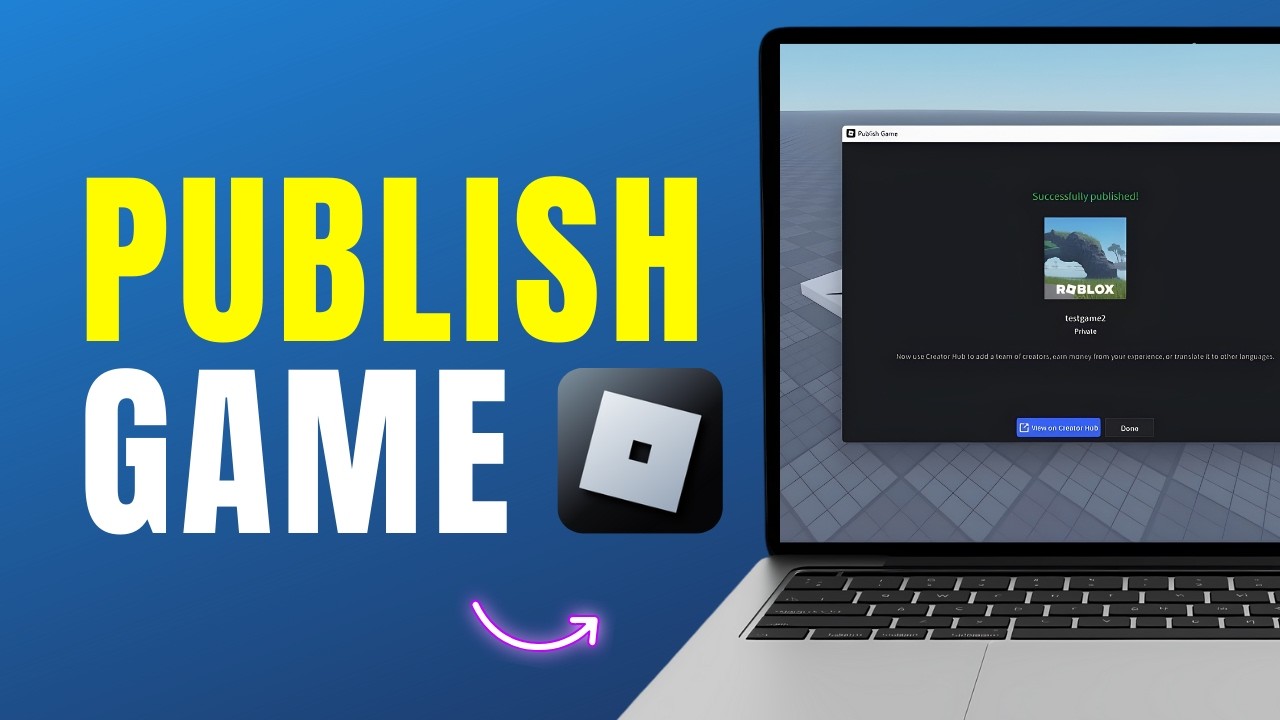 How To Publish A Roblox Game In 2026 YouTube 
