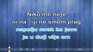 Video thumbnail of "Dzej - Gde cu sad moja ruzo (karaoke)"