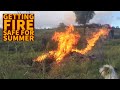 Making fires and learning more about goats - Off-grid in Portugal #32
