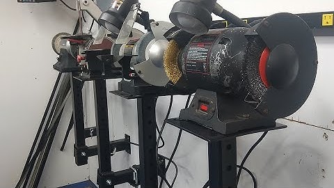 Bench Grinder Maxxhaul Trailer Vise Mount Setup