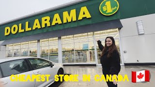 Cheapest Store in Canada || Dollarama || Canadian Essentials for Newcomers