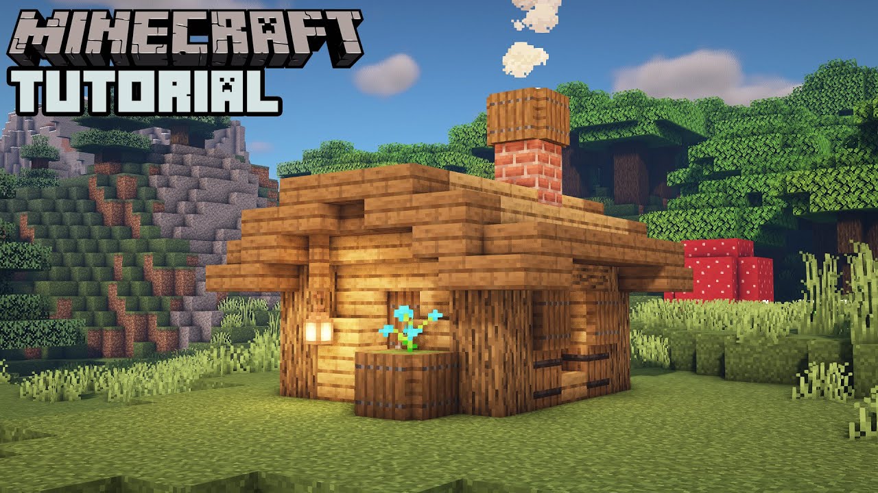 Minecraft: Starter House Tutorial - How to Build a House in