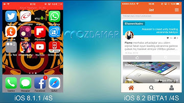 ios 8.1.1 vs ios 8.2 speed comparison