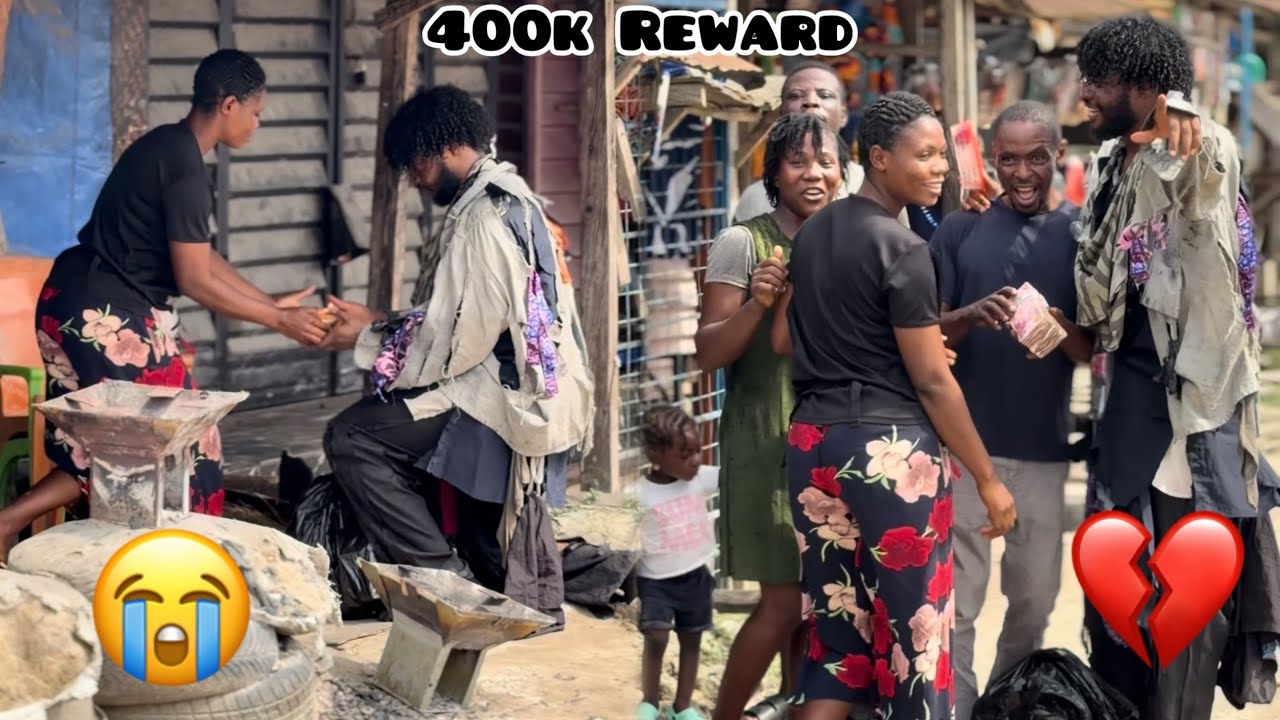 SAD SOCIAL EXPERIMENT) THAT WILL MAKE YOU CRY😭💔400k REWARD FOR THE GOOD HEART #trending #viralvideoシ