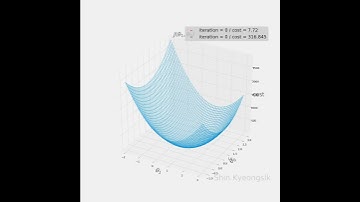 Deep Learning Lecture Materials: 2-6 Linear Regression Cost Decrease Comparison2