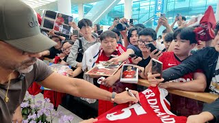 LEGENDS IN KOREA! 🇰🇷 | Rio Ferdinand's Arrival in Seoul for Icons Match!