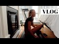 HOME VLOG | gloomy days in, YouTube struggles, & home workouts