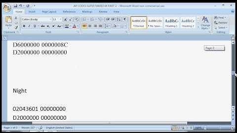 AR CODES SUPER MARIO 64 PART 2