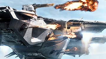 Massive Capital ships- Orbital epic space battles Dreadnought Cinematic 4K