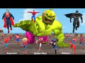 Siêu Nhân Nhện Game Playing Spider Man Attacks Superman Rescues Batman Vs Game 5 Superheroes 