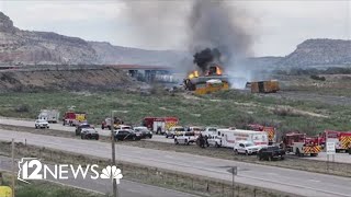 Evacuations remain in place after train derailment near Arizona-New Mexico border