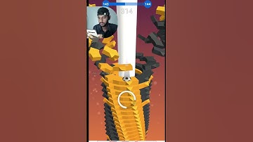 Stack Ball level 143 | Stack Ball Crash Platforms | mind relaxing #youtubeshorts