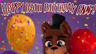 FNAF's 10th Anniversary + New Channel Annoucement!
