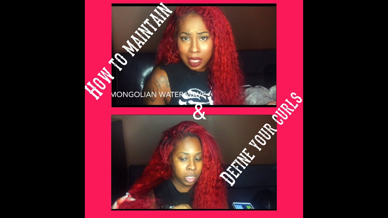 NAPPY WEAVE ! HOW I TAKE CARE OF MY CURLY/WAVY BUNDLES DEFINING THE