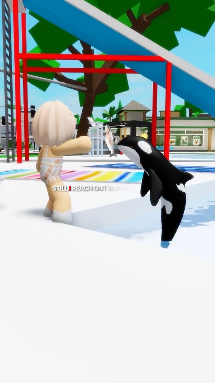 I Saved An Orca And She Never Left Me 🐋 #roblox #brookhavenrp