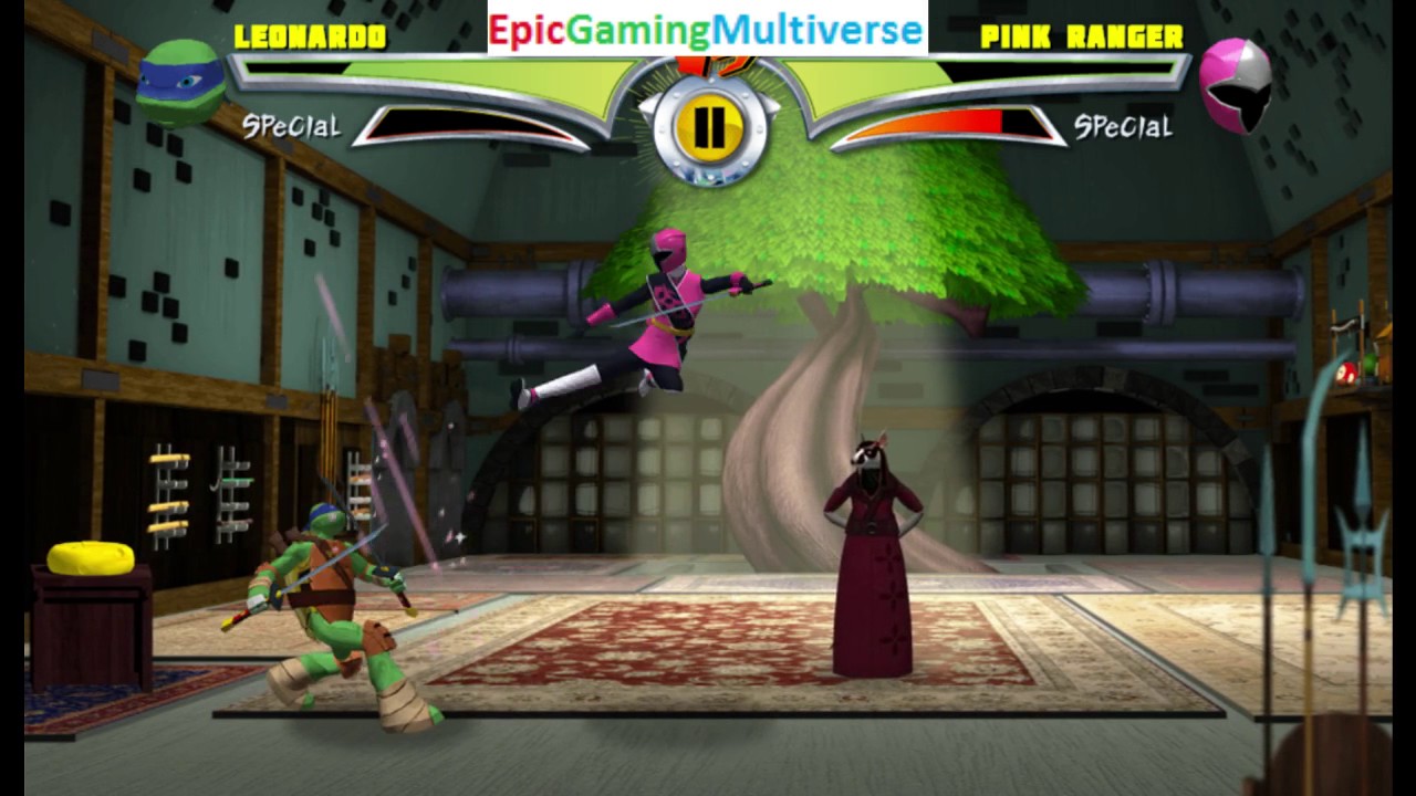 Leonardo VS The Pink Ranger In A Power Rangers VS