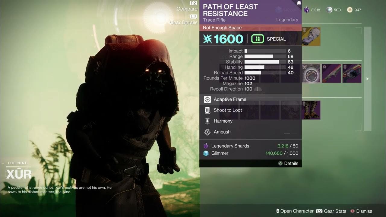 Destiny 2 Season of Wish Get to Xur for Exotic Skyburner Oath and