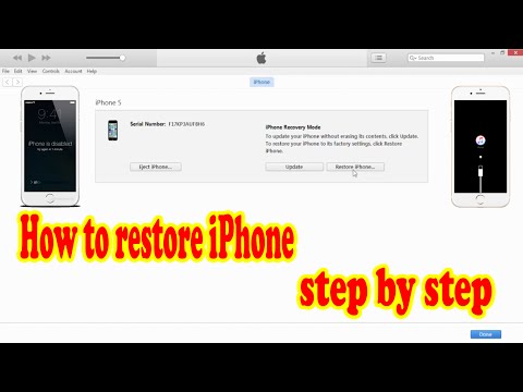 How to Restore iPhone Firmware  4/4s/5/5s/6/6s... 2016 (Khmer)