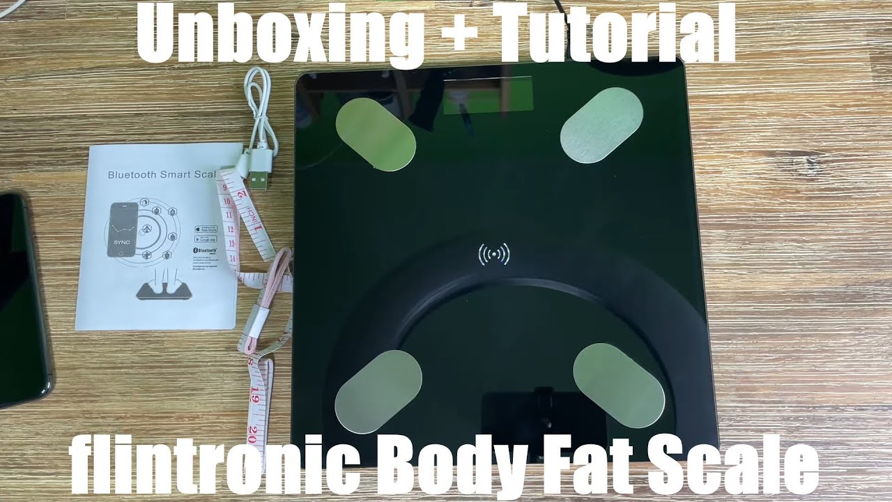 flintronic Body Fat Scale, Bluetooth Personal Scale, Smart Scale