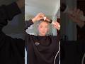 the best messy bun technique I have ever tried hands down🤍 #hair #buntutorial #messybuns #hairstyle