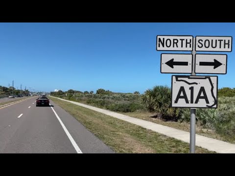 Driving Florida A1A in Satellite Beach