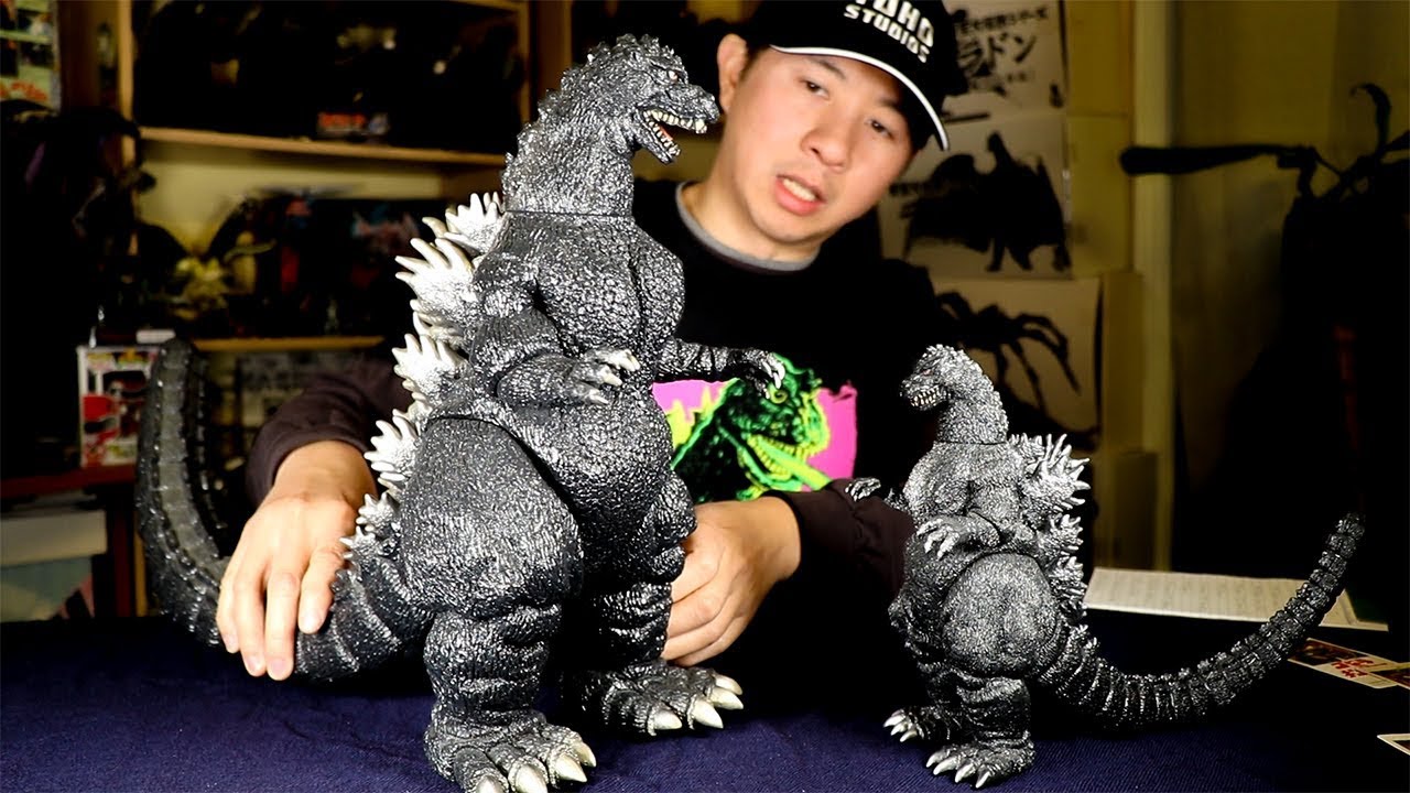ビッグゴジラ ブラック 1991 レア Vintage Godzilla Toys: Bandai 1989-1991 (Part 4 of 4) - YouTube