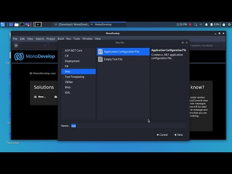 MonoDevelop IDE complete installation on Kali Linux