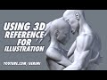 Using 3D reference for Illustration