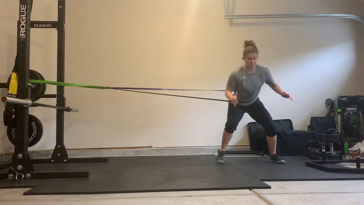 Small space banded crossover stick to return shuffle - YouTube