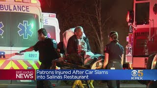 Multiple People Injured, Driver Detained, After Car Slams Into Salinas Restaurant