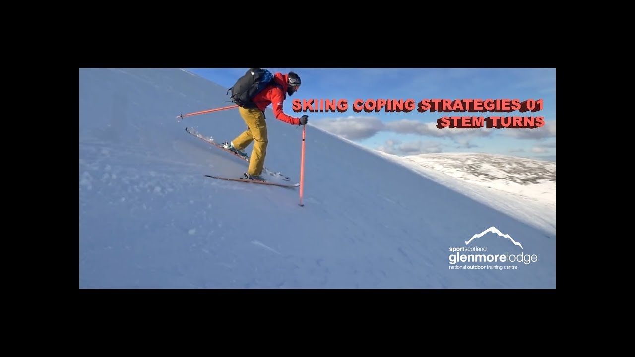 Skiing Coping Strategies 01 - Stem turns