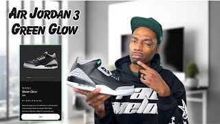 Air Jordan 3 Green Glow Unboxing
